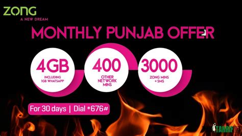 Zong Punjab Offer .